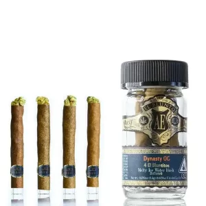 El Bluntito x Josh D – Dynasty OG w/Hash- 4 x .85G [Mini Blunt]65