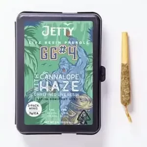 GG #4 x Cannalope Haze UNREFINED Live Resin Infused Preroll 3 Pack (2.1g)