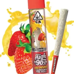 High 90s : Strawberry 1,200mg Pre-Roll