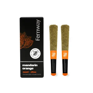 Fernway Mandarin Orange Diamond Infused Pre-Roll 0.5g 2pk