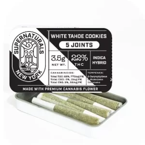 Supernaturals White Tahoe Cookies Prerolls 0.7g 5pk