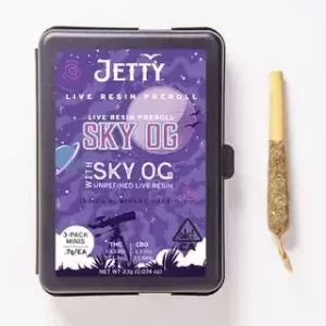 Sky OG x Sky OG UNREFINED Live Resin Infused Preroll 3 Pack (2.1g)