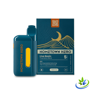 Hometown Hero Disposable Live Resin Featuring THCA – 5g