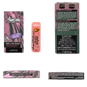 ALIEN LABS – DISPOSABLE RECHARGEABLE VAPE CARTS – LIVE RESIN – 1GM (1000MG