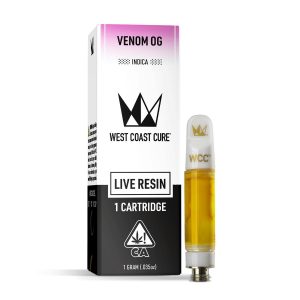West Coast Cure | Venom OG – 1g Live Resin Cartridge