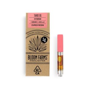 Bloom Farms – Cured Resin – Vape Cartridge – Tahoe OG – 1 Gram