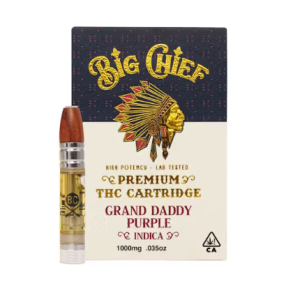Big Chief THC Cartridge 1G – GrandDaddyPurple